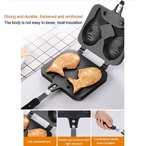 Waflera Antiadherente,Waflera PequeñA,Molde De Gofres Ardiendo Calamares Molde De Galletas Diy Creativo,Se Puede Usar En Postres, Suplementos Alimenticios Para BebéS, Refrigerios Casuales
