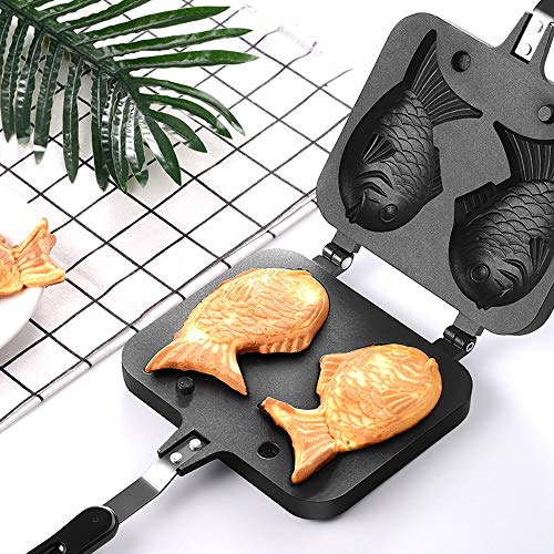Waflera Antiadherente,Waflera PequeñA,Molde De Gofres Ardiendo Calamares Molde De Galletas Diy Creativo,Se Puede Usar En Postres, Suplementos Alimenticios Para BebéS, Refrigerios Casuales
