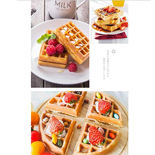 Waflera Huevo,Waffle Maker Belga,Molde De Galletas Diy Creativo DiseñO Hueco,Calor MáS Uniforme,Asa ErgonóMica De Confort ¡Para Gofres En Forma De CorazóN,Desayuno,Deliciosos Pasteles