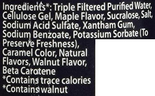 Walden Farms Syrup Maple Walnut