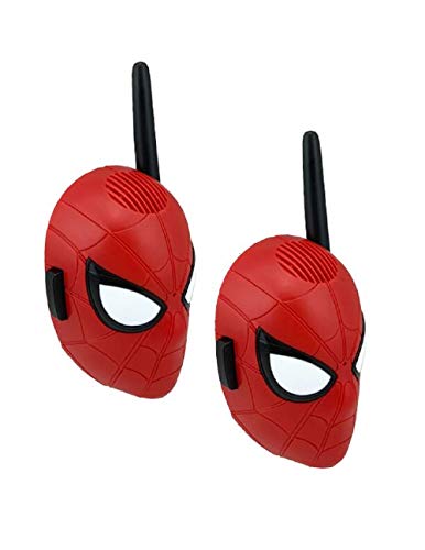 Walkie talkies para Personajes de superhéroes Spiderman para niños con radios bidireccionales de Largo Alcance