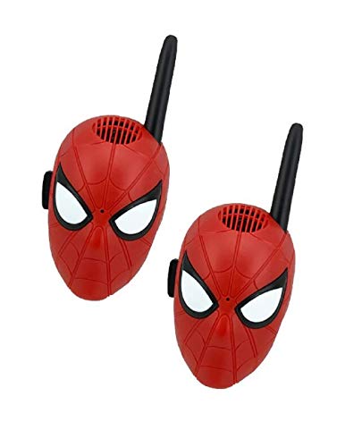 Walkie talkies para Personajes de superhéroes Spiderman para niños con radios bidireccionales de Largo Alcance