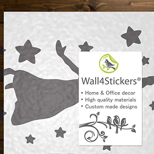 Wall4stickers Peter Pan Tinker Bell Pared calcomanía Desmontable vivero Dibujos Animados Cuento de Hadas navideño Dormitorio Vinilo Etiqueta Ventana Mural niños niños Arte
