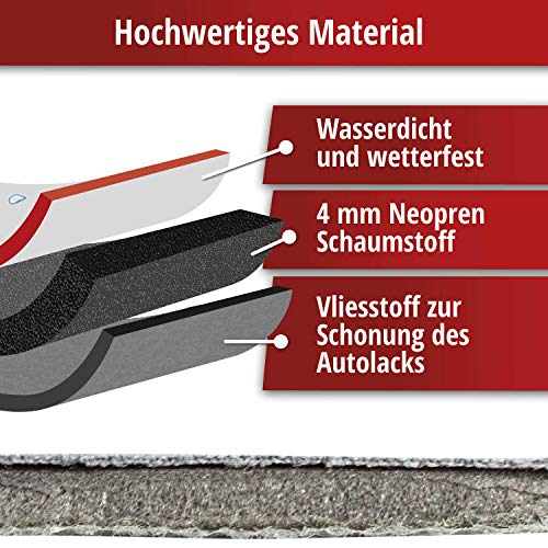 Walser Coche Lona de Protección contra el Granizo Perma Protect Garaje de Protección contra el Granizo Impermeable y Transpirable para una Protección óptima (SUV, S)