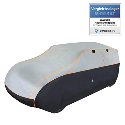 Walser Coche Lona de Protección contra el Granizo Perma Protect Garaje de Protección contra el Granizo Impermeable y Transpirable para una Protección óptima (SUV, S)