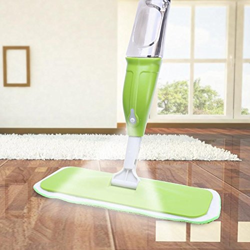 WAMSY Mop Magic Spray Mop   Microfibra Agua Trapeadores Planos Piso Ventanas Cocina Baño Microfibra Limpiador Accesorios Herramientas De Limpieza Trapeador