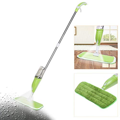 WAMSY Mop Magic Spray Mop   Microfibra Agua Trapeadores Planos Piso Ventanas Cocina Baño Microfibra Limpiador Accesorios Herramientas De Limpieza Trapeador