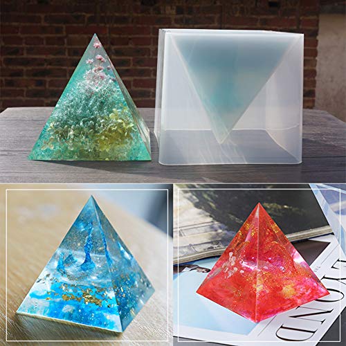 WANDIC Moldes de fundición de Silicona, Molde de Silicona de Resina para Manualidades, decoración de Arte y decoración del hogar