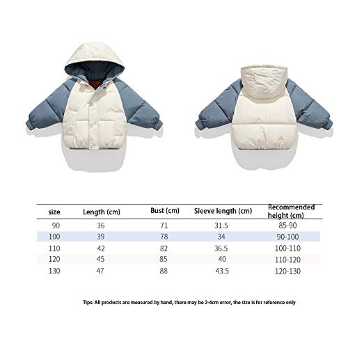 WANGCY Chaqueta De Invierno Niña 13 14 Años,Chaqueta De Invierno Niña Abrigo con Capucha para Niñas Ropa De Algodón Fácil De Lavar En Invierno Fácil De Secar Antiarrugas Cabello Antiadherente Cálido