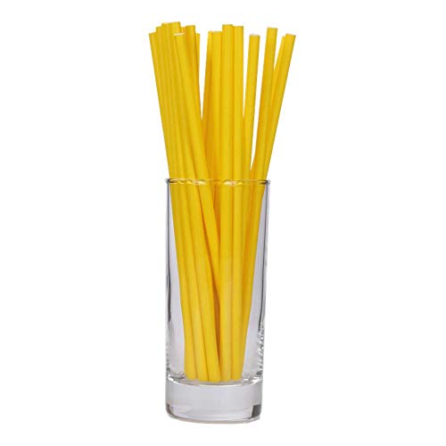 WANGJIAHAO 100 Piezas × Pajitas De Papel De Color Sólido Pajitas De Beber Coloridas Suministros De Boda para Fiestas