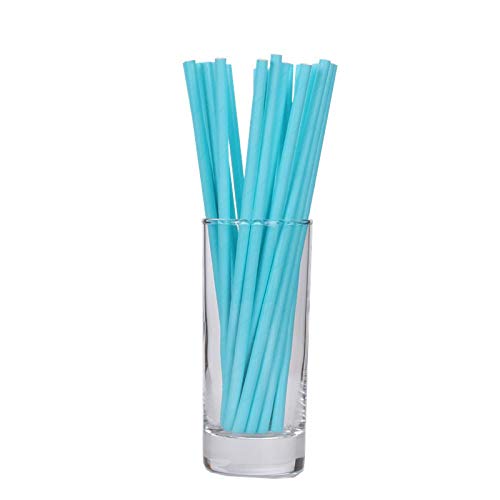 WANGJIAHAO 100 Piezas × Pajitas De Papel De Color Sólido Pajitas De Beber Coloridas Suministros De Boda para Fiestas