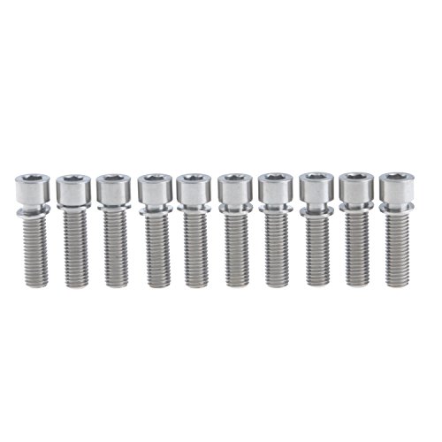 Wanyifa Titanium - Perno con arandela (7 x 25 mm)