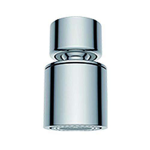 Waternymph grifo hembra (M22 x 1") Aireador y regulador antisalpicaduras para grifos de cocina o baño con adaptador de metal - cromo pulido M22