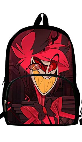 WAWNI bolsas de escuela para adolescentes niñas Hazbin hotel viaje mochilas niños mochila 3 unids mochilas mochila infantil