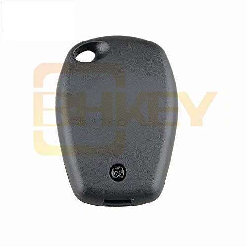 Waymeduo Carcasa de Llave Remota para RENAULT Megan Modus Clio Caso de 2 Botones Reemplazo