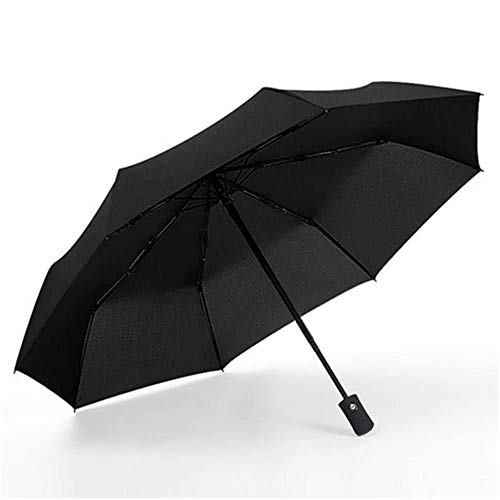 WBF INC Paraguas Paraguas Semiautomático Rain Women Men 3 Paraguas Plegable