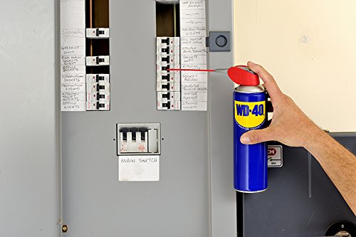 WD-40 Producto Multi-Uso Doble Acción- Spray 500ml-Aplicación amplia o precisa. Lubrica, Afloja, Protege del óxido, Dieléctrico, Limpia metales y plásticos y Desplaza la humedad