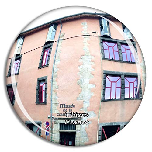 Weekino Thiers Francia Musee de la Coutellerie Imán de Nevera 3D de Cristal de la Ciudad de Viaje Recuerdo Colección de Regalo Fuerte Etiqueta Engomada refrigerador