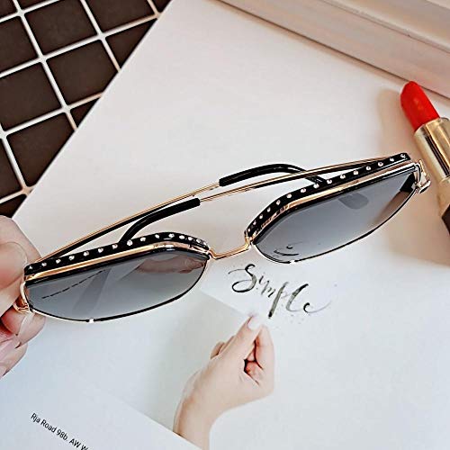 weixu Gafas Gafas de sol polarizadas unisex Gafas de sol de viaje-Marco negro escamas azul hielo