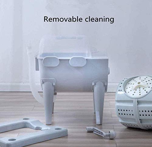 WEIZI Mini Lavadora Portátil manivela Lavadora Secadora rotativa Compacta Manual no eléctrica Operada manualmente Lavadora ecológica para Dormitorio apartamento Camping Alternativa de lavandería