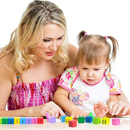 WELLXUNK Juego de Tabla de Multiplicar Tabla de Multiplicar de Madera Juguete de Mesa de Multiplicación Tablas de Multiplicar,para Niños Matemáticas Educativos Juguetes de Madera