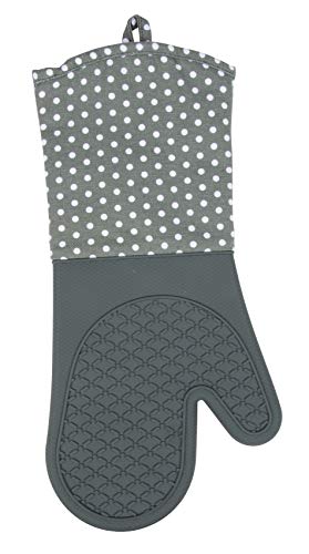 Wenko 2102167100 – Guantes de Silicona Negro – 1 par, algodón, algodón, Gris, 37,5 x 18,5 x 2 cm