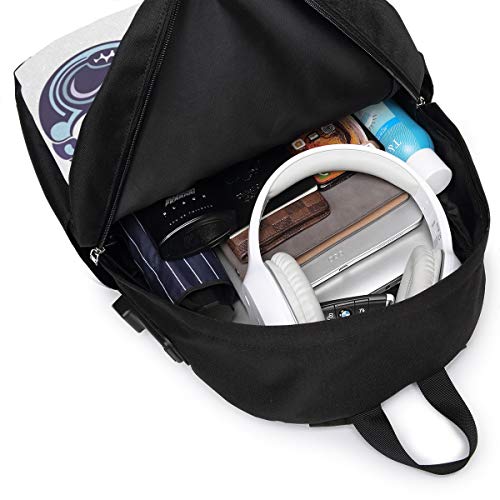 WEQDUJG Mochila Portatil 17 Pulgadas Mochila Hombre Mujer con Puerto USB, Escorpio 13 Mochila para El Laptop para Ordenador del Trabajo Viaje