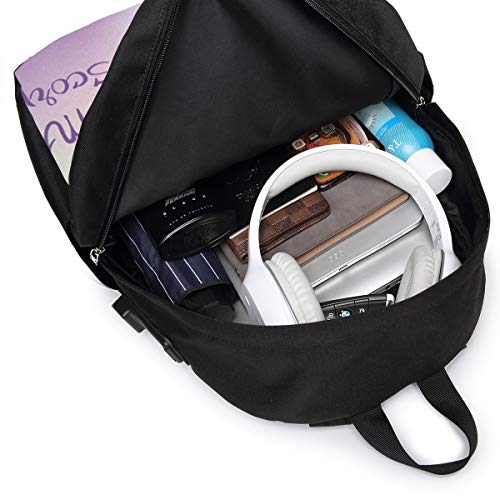 WEQDUJG Mochila Portatil 17 Pulgadas Mochila Hombre Mujer con Puerto USB, Escorpio 9 Mochila para El Laptop para Ordenador del Trabajo Viaje