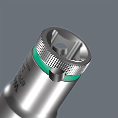Wera 05004510001 Llave de Vaso 1/4", Turquesa, 13.0 mm