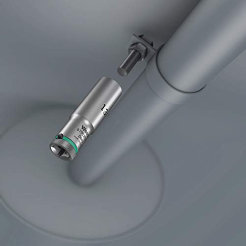 Wera 05004510001 Llave de Vaso 1/4", Turquesa, 13.0 mm