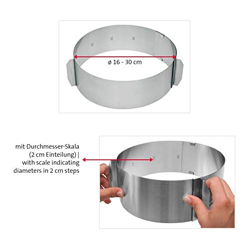 Westmark Aro para Tartas, Centimeters