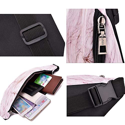 WH-IOE Bolsa de Deporte para Correr Moda Cerveza Creativa Vientre Mini Cuero multifunción Bolso de Cintura Cinturón Bolsa Bolsa de Correr de Gran Capacidad (Color : B, Size : One Size)