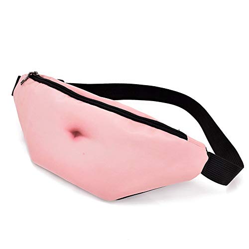 WH-IOE Bolsa de Deporte para Correr Moda Cerveza Creativa Vientre Mini Cuero multifunción Bolso de Cintura Cinturón Bolsa Bolsa de Correr de Gran Capacidad (Color : B, Size : One Size)