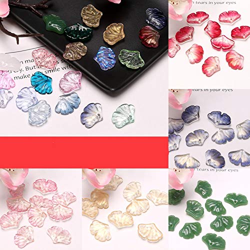 who-care - Juego de 20 pétalos caseros para el pelo, accesorios para bricolaje, pendientes y pendientes para hacer joyas, varios 18 mm