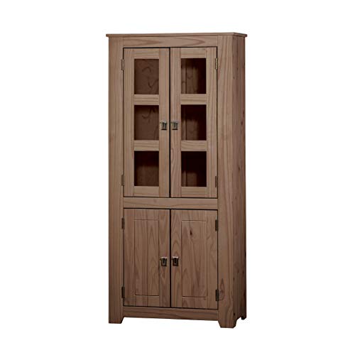 WHYNOTHOME Vitrina Estante, Nogal, Grande