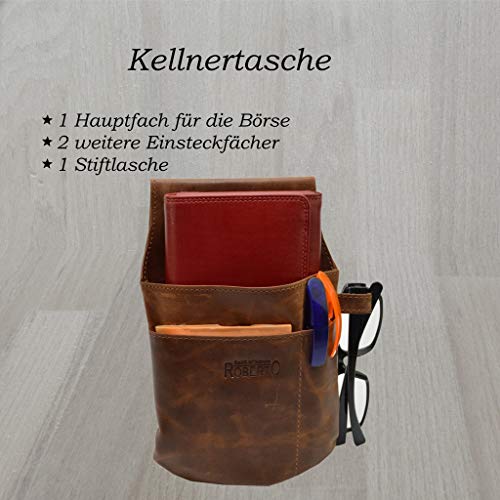 Wild Leder - Bolso de piel para camarero