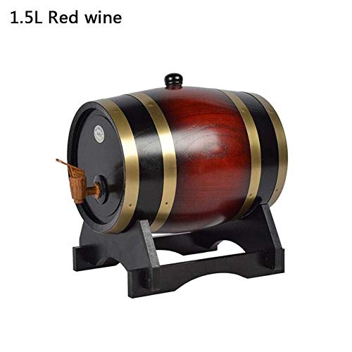 Willlly Dispensador De Vino con Grifo Barril De Whisky Barril De Vino Barril De Roble Cubo De Almacenamiento Barriles De Cerveza 1.5L Y 3L Venta Inicio Producto De Uso Diario