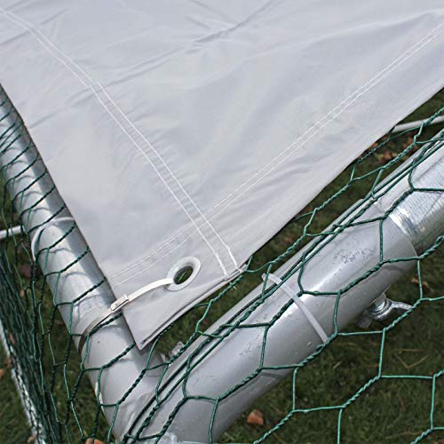 WilTec Jaula Recinto Galllinero Exterior 6x3x2m Aves Animales Corral Jardín Pájaros Conejos Gallinas Pollos