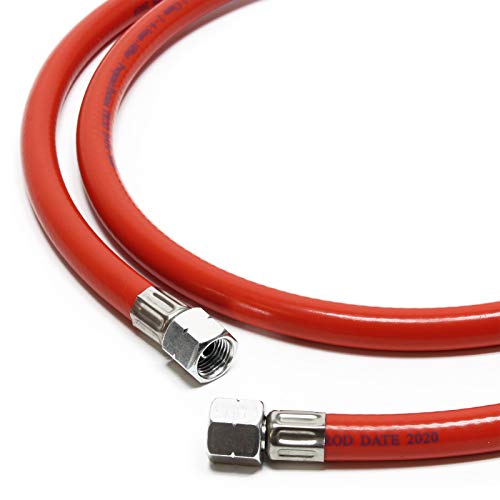 WilTec Manguera de Gas 1.5m y regulador de presión 50mbar Accesorios bombonas Gas Hornillo Camping Alemania
