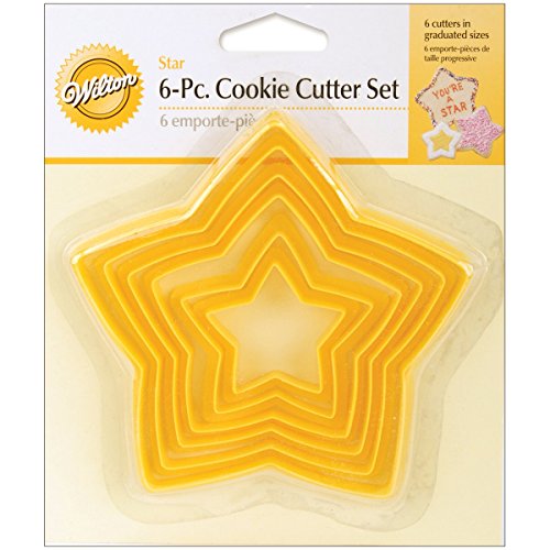 Wilton Set de Moldes, Multicolor, 1.47x15.09x17.55 cm, 6 Unidades