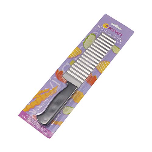 Winbang Astilladoras de Papa, Cuchillas dentadas de Acero Inoxidable Accesorios de Cocina Corte fácil para Frutas Cortador de Papas Wave Chopper
