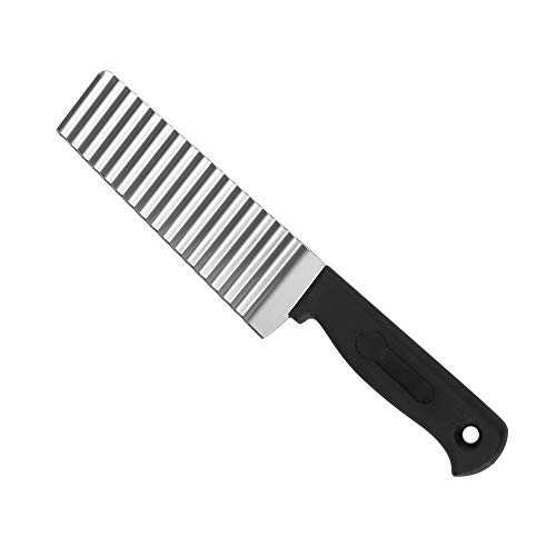 Winbang Astilladoras de Papa, Cuchillas dentadas de Acero Inoxidable Accesorios de Cocina Corte fácil para Frutas Cortador de Papas Wave Chopper