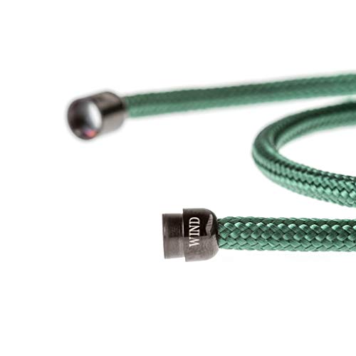 Wind Passion Pulsera Verde Magnética de Cuerda Trenzada Nautica para Hombre y Mujer, Tall X-Large