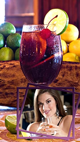 Wine Glass Photo Frames