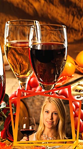 Wine Glass Photo Frames