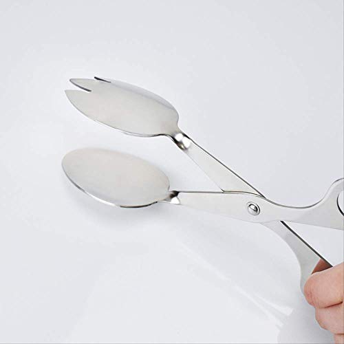 WLD Pinzas para barbacoa Pan de pan horneado de acero inoxidable Pan, suministros de cocina Pinza para barbacoa de panadería Pinza para comida buffet de usos múltiples Pinzas para barbacoa
