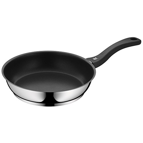 WMF 733646299 Devil Sartén, Ø 24 cm, recubierto de acero inoxidable Cromargan, mango de plástico, adecuado para inducción