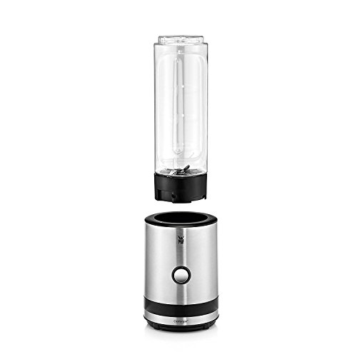 WMF Kitchenminis Batidora de Vaso Smoothie-to-go, 300 W, 0.6 litros, libre de BPA, Tritan, acabado de acero inoxidable cromargan