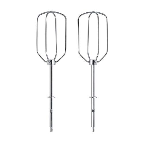 WMF Kult - Batidora de varillas 2 en 1, accesorios para amasar y para batir, acabado de acero inoxidable cromargan mate, 500 W, 5 velocidades, blanco