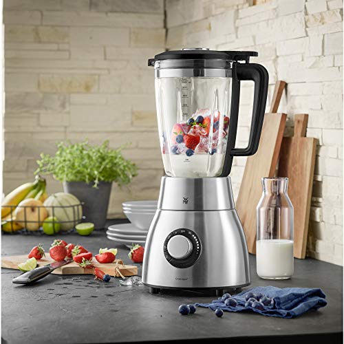 WMF Kult Pro - Batidora (Batidora de varillas, Negro, Plata, Ice crushing, Mezcla, 1,8 L, 24000 RPM, Giratorio)